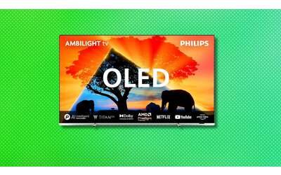 TV OLED 4K UHD Philips Ambilight: un super televisore con il 30% di sconto su Amazon