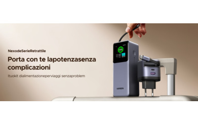 UGREEN Nexode Retractable Series: addio cavi aggrovigliati, benvenuta ricarica smart