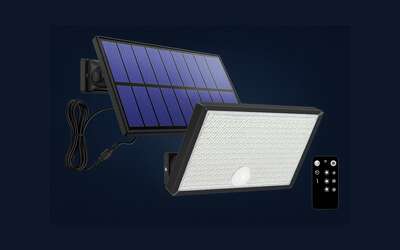 Una BESTIA di luce solare 400 LED per illuminare GRATIS: promo Amazon (14€)