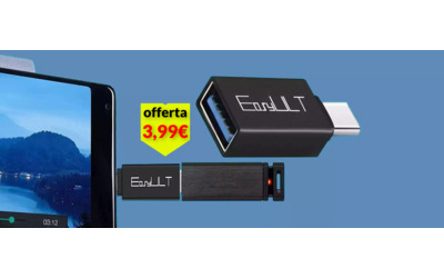 USB-C inutilizzata? Trasformala in USB standard con questo adattatore a 3,99€