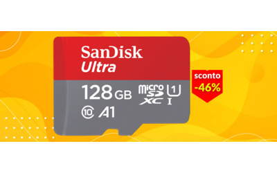 Vai a colpo sicuro con la formidabile microSD Sandisk: oggi è tua a soli 16€