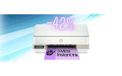 Velocizza le tue stampe con la stampante HP Envy 6120e (-42%)