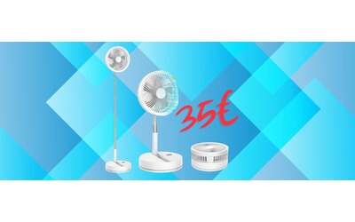 Ventilatore a piantana pieghevole, potente e silenzioso tuo a soli 35€