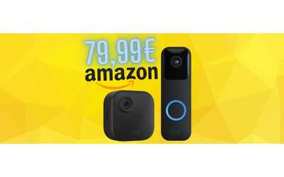 Videocamera Blink (Outdoor 4) + videocitofono Blink Video Doorbell a pochissimo
