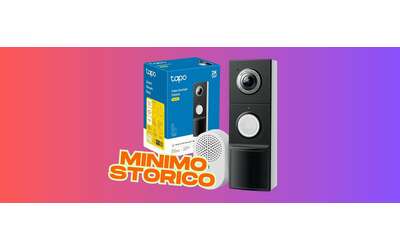 Videocitofono Tapo D235 con visione notturna a 180° al minimo storico