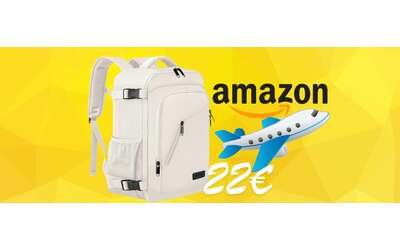 Vola senza pensieri con le compagnie low cost con questo zaino da viaggio a 22€