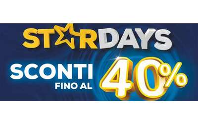 Volantino Euronics: con le offerte Star Days, sconti fino al 40%