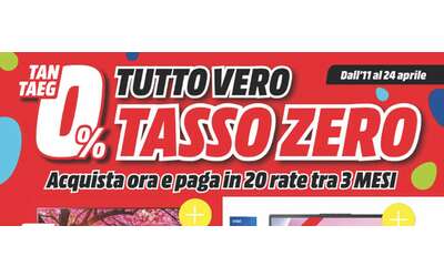 Volantino MediaWorld, non crederai ai tuoi occhi: torna il TASSO ZERO