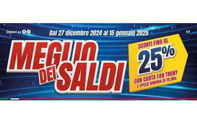 Volantino Trony, ecco il meglio dei saldi: sconti fino al 25%