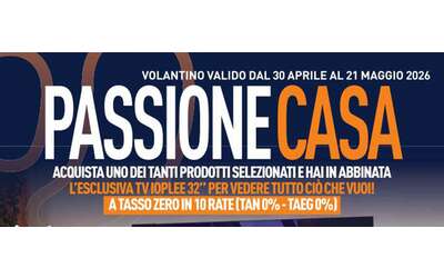 Volantino Unieuro, con “Passione Casa” puoi ricevere una Smart TV