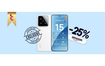 Xiaomi 15 è in esclusiva Amazon, il prezzo crolla ma le prestazioni volano