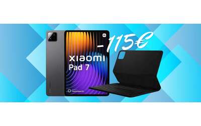 Xiaomi Pad 7 da 11 2 128GB cover con tastiera inclusa oggi a un super prezzo