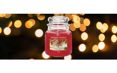 Yankee Candle in offertissima: candela profumata alla cannella a soli 19,99 euro (-33%)
