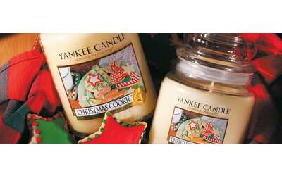 Yankee Candle: la candela profumata al Biscotto di Natale in maxi sconto Black Friday (-43%)