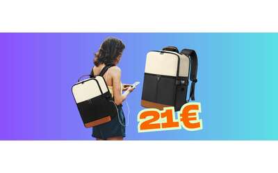 Zaino da viaggio capiente e compatto, perfetto anche per Ryanair (21€)