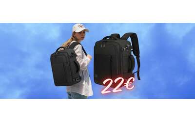 Zaino per viaggi aerei veramente low cost (non paghi il bagaglio) a soli 22€