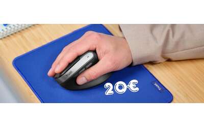 Zero affaticamento e prezzo regalo ecco il mouse wireless verticale Trust Yuno
