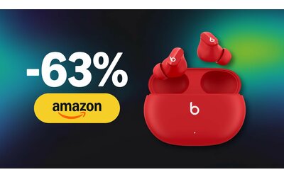 Beats Studio Buds, -63% su Amazon: nuovo minimo storico per gli auricolari con ANC