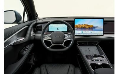 BYD Sealion 7, interni e bagagliaio del SUV elettrico che sfida la Tesla Model Y