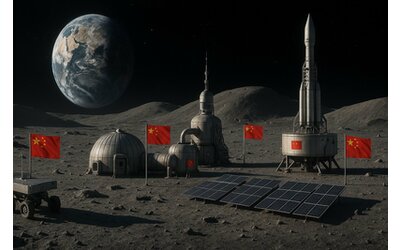 Cina punta alla Luna: mattoni 3D con suolo lunare per avamposto nel 2028