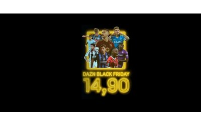 DAZN offre il Piano Standard in sconto fino a 100 euro per il Black Friday