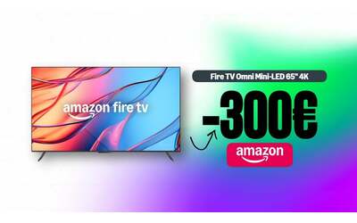 Fire TV Omni Mini-LED 4K 65'': oggi lo sconto Amazon è di 300€
