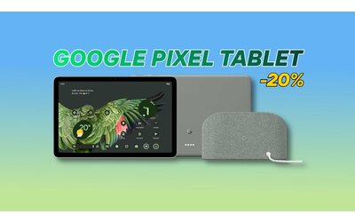 Google Pixel Tablet: il bundle con la base di ricarica torna in promo su Amazon