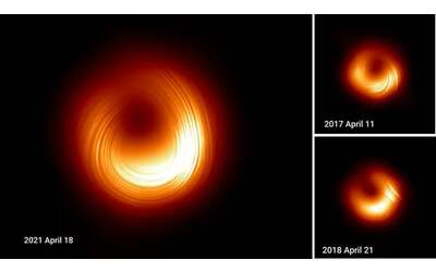 Il buco nero M87 cambia volto: invertiti i campi magnetici vicino allorizzonte degli eventi