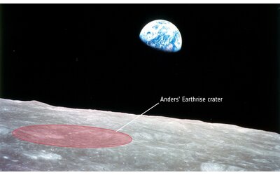 La sonda JUICE usa il cratere di Earthrise per cercare vita