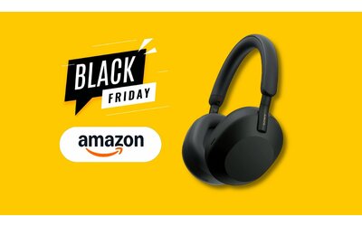 Le Sony WH-1000XM5 con NC sono al minimo storico con il Black Friday