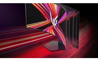 LG ha svelato un monitor OLED da gaming con curvatura variabile