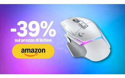 Massima precisione con il Logitech G G502 X PLUS, ora al minimo storico (-39%)