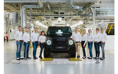Mercedes Classe G festeggia 600.000 esemplari: oltre 40 anni di storia