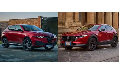 Nuova Alfa Romeo Tonale vs Mazda CX 30 mettiamo i crossover a confronto quale preferite