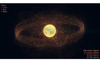 Nuvola di detriti spaziali minaccia l'orbita terrestre: l'allarme dell'ESA