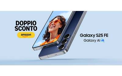 Samsung Galaxy S25 FE: doppio sconto Amazon e nuovo minimo storico