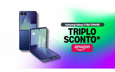Samsung Galaxy Z Flip7 256GB: come risparmiare quasi 300 su Amazon