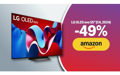 Smart TV LG OLED evo 55'': maxi sconto del 49% (listino) e nuovo minimo storico