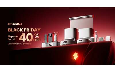SwitchBot offre sconti fino al 40% per il Black Friday 2024