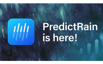 Una nuova app usa l'AI per predire temporali e acquazzoni