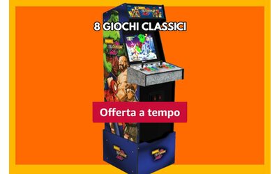 Cabinato Marvel vs Capcom in offerta su Amazon: ha 8 giochi e tante funzioni