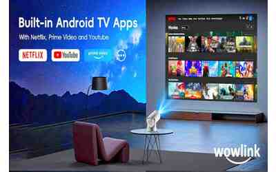 Come un televisore tascabile: già venduti 1000 di questi proiettori wireless 4K