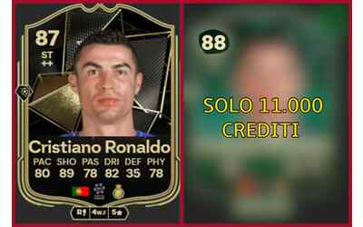Cristiano Ronaldo IF costa 85.000 crediti: con 11.000 prendi una versione superiore