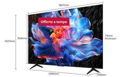 Enorme smart tv 4k 75 pollici a un prezzo minuscolo: con questo link solo 490€