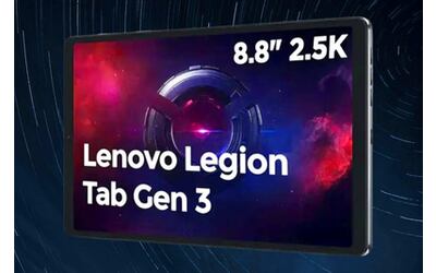 Il Tablet da gaming Lenovo Legion è meglio del tuo PC: 165 Hz e 12 GB di RAM