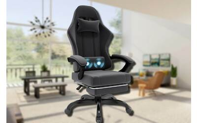 La sedia da gaming del momento costa poco e ti massaggia la schiena