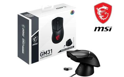 Mouse da gaming MSI domina Amazon: 73 grammi, RGB e base di ricarica