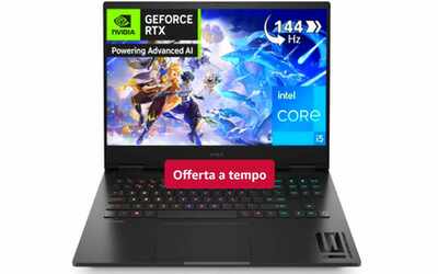 Offerta sul PC da gaming HP Omen  Intel Core i5  Nvidia RTX  e  144 Hz