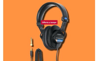 Ottime cuffie da studio di Sony in fortissimo sconto promozione imperdibile