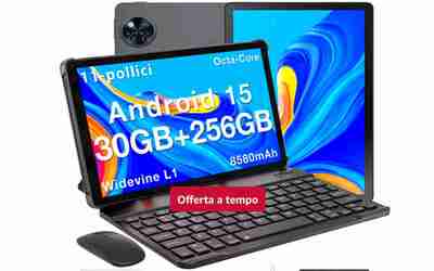 Ottimo tablet in sconto a metà prezzo su Amazon: offerta lampo imperdibile